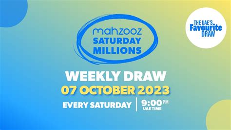Mahzooz Saturday Live Draw .